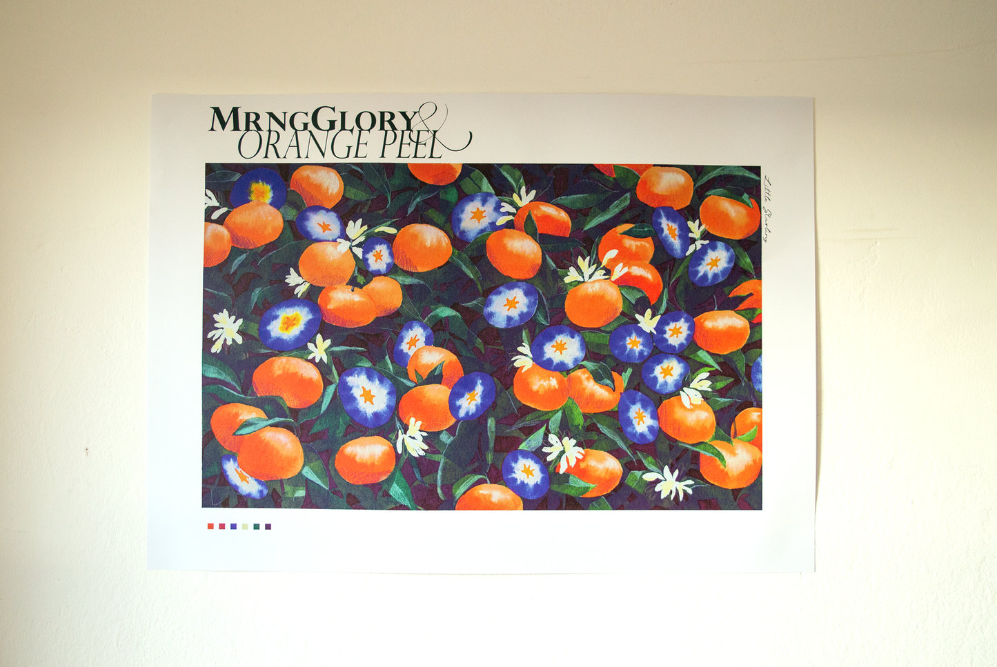 MrngGlory & Orange Peel Poster