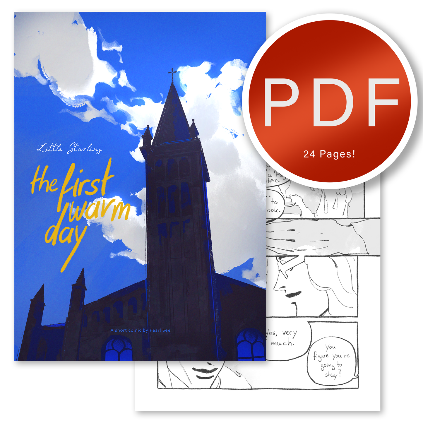 A short comic with a contemporary Little Starling AU, now available as digital pdf.